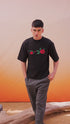 Rose Embroidered Tee